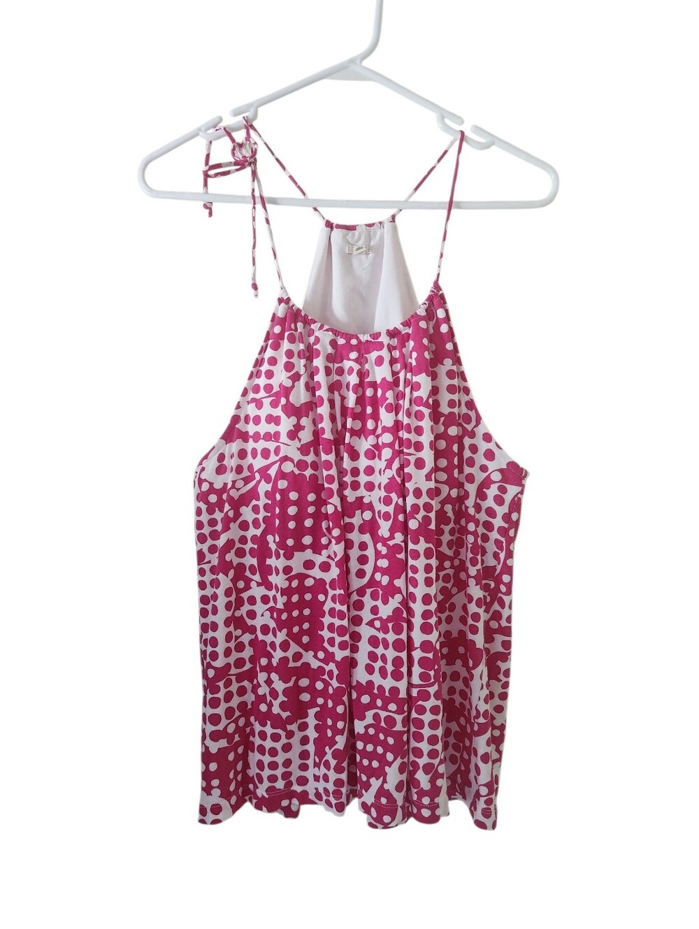 J Crew Cami Sleeveless Polka Dot Top